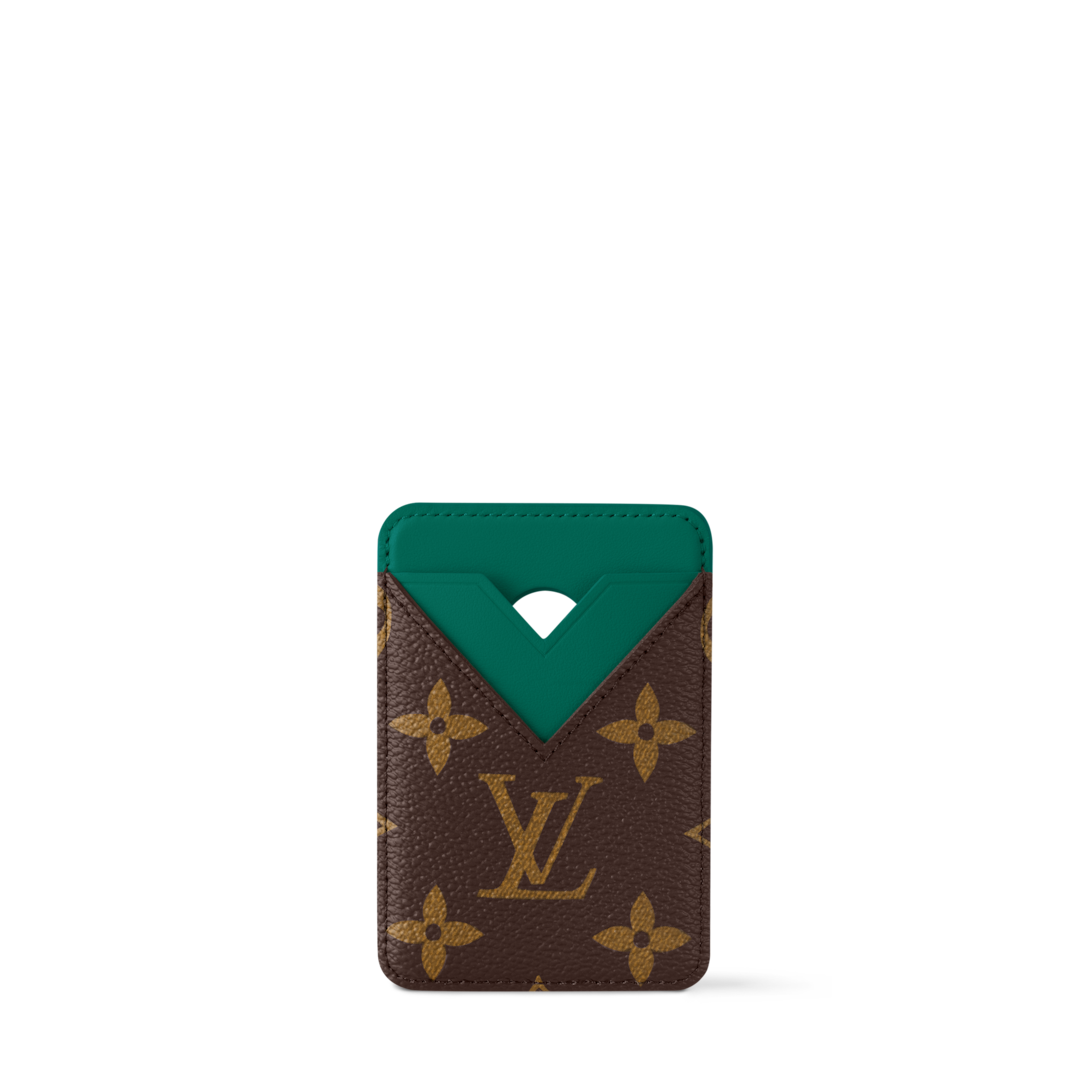 Porte-Cartes Magnet Card Holder - Luxury Monogram Macassar Canvas Porte-Cartes Magnet Card Holder - Luxury Monogram Macassar Canvas